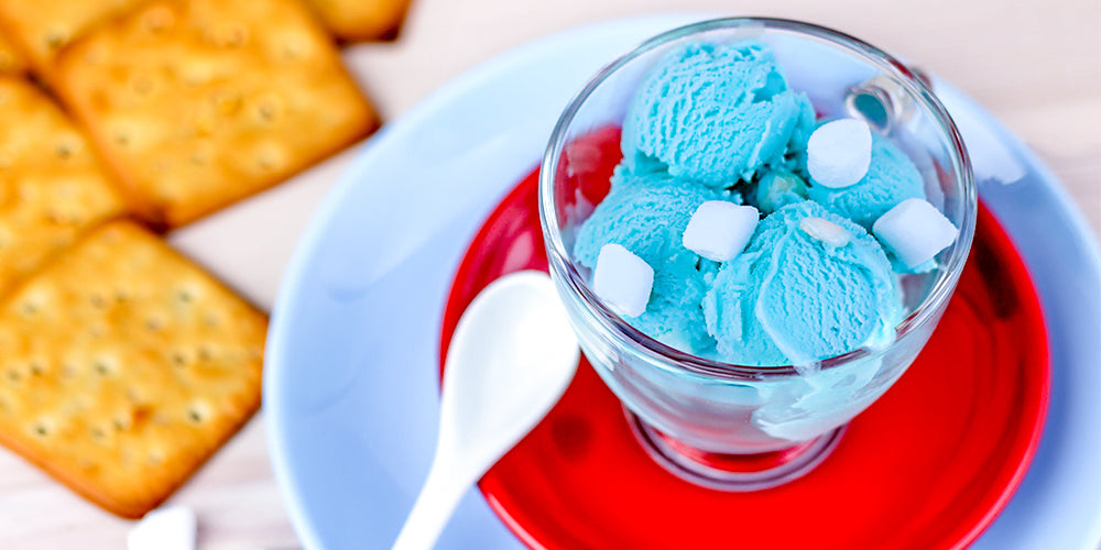 Basic Recipes: Blue Marshmallow Protein Ice Cream