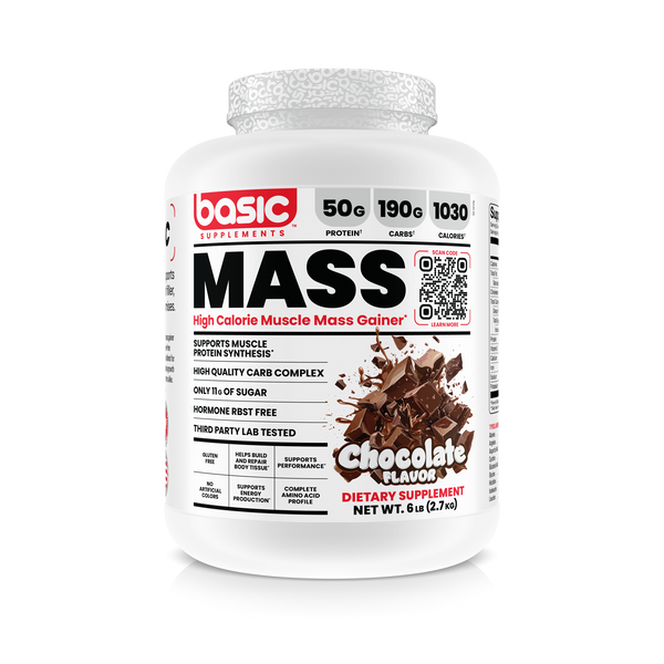 Muscle Mass Gainer Chocolate Flavor Basic Supplements
