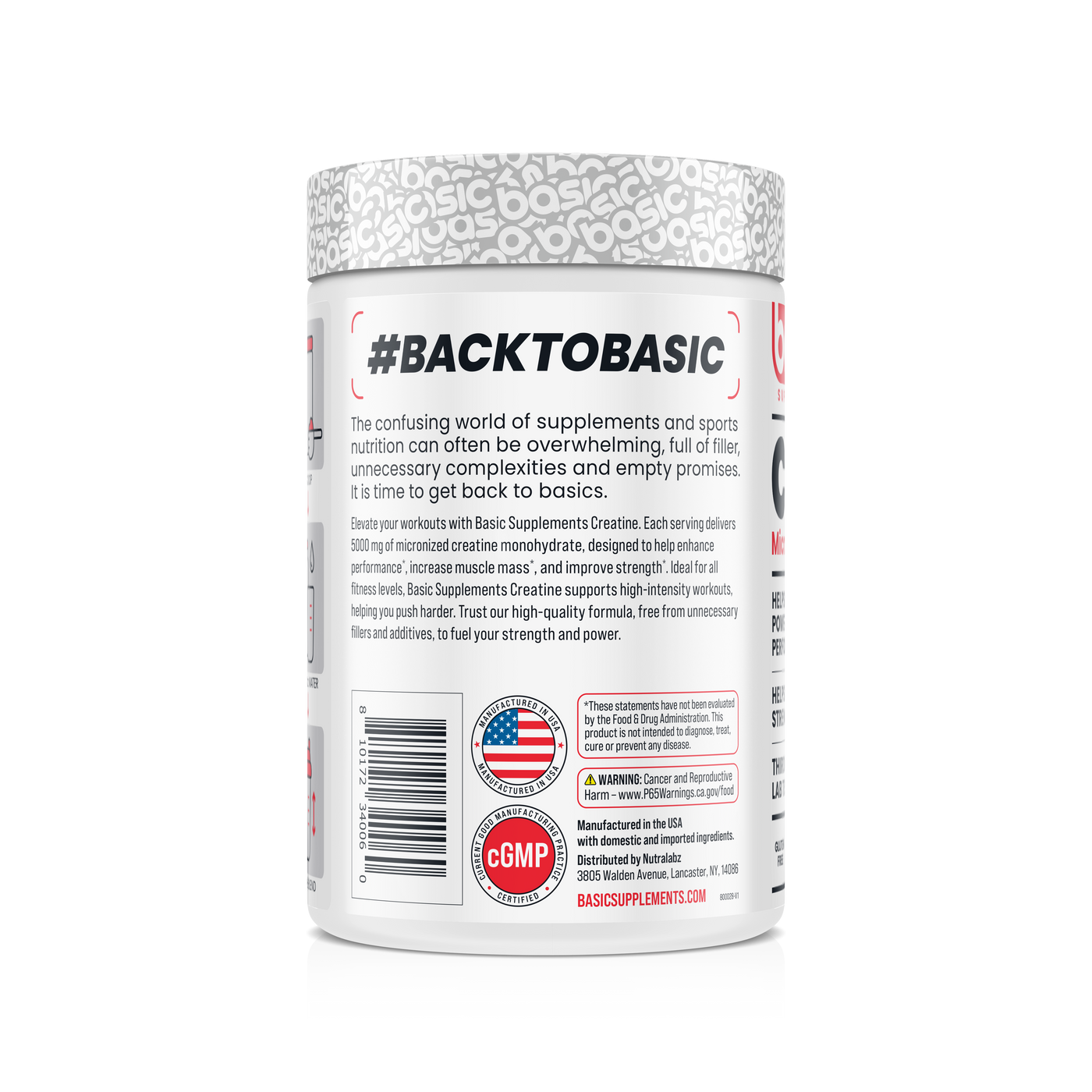 Top Creatine Supplement for Energy & Strength | Basic Supplements