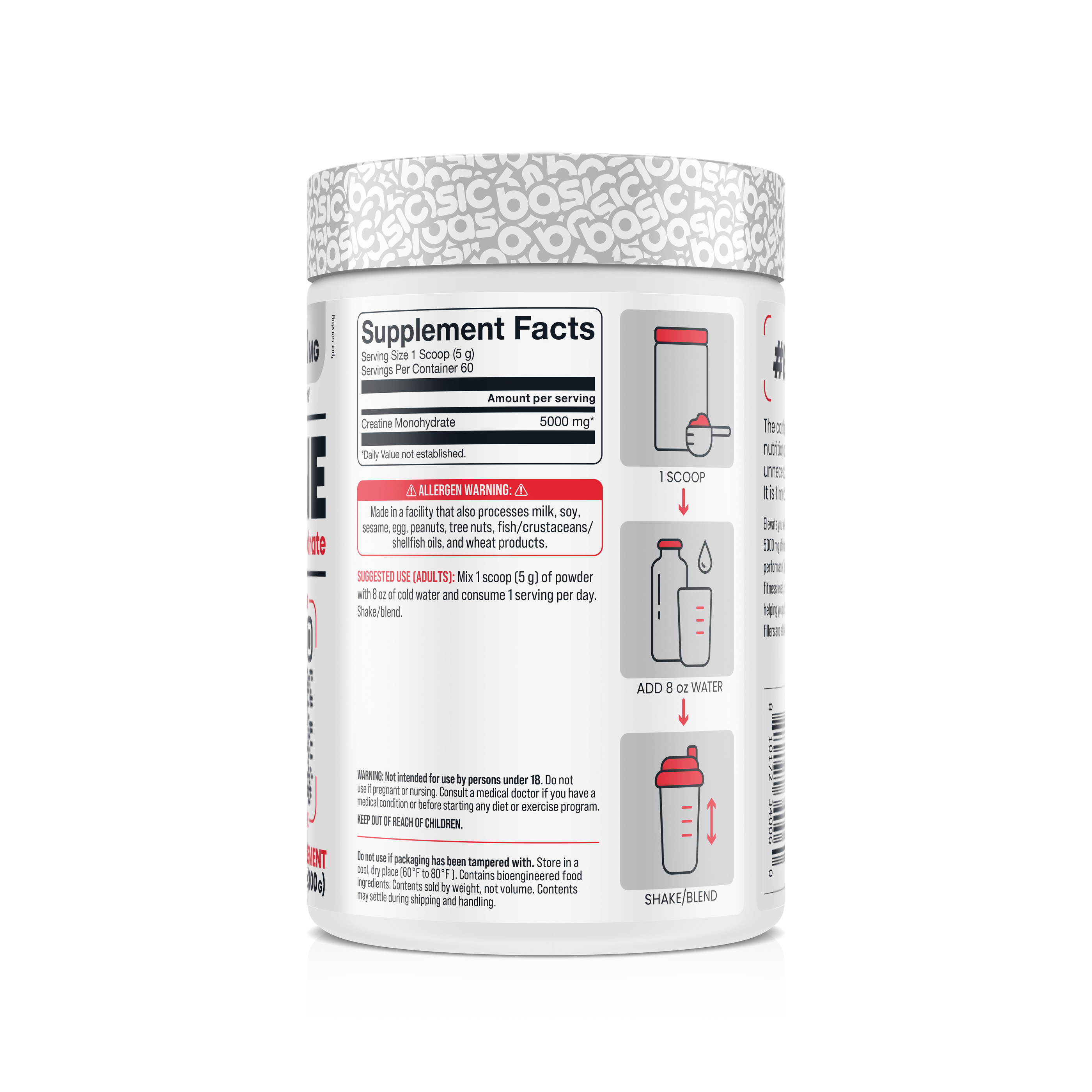 Top Creatine Supplement for Energy & Strength | Basic Supplements