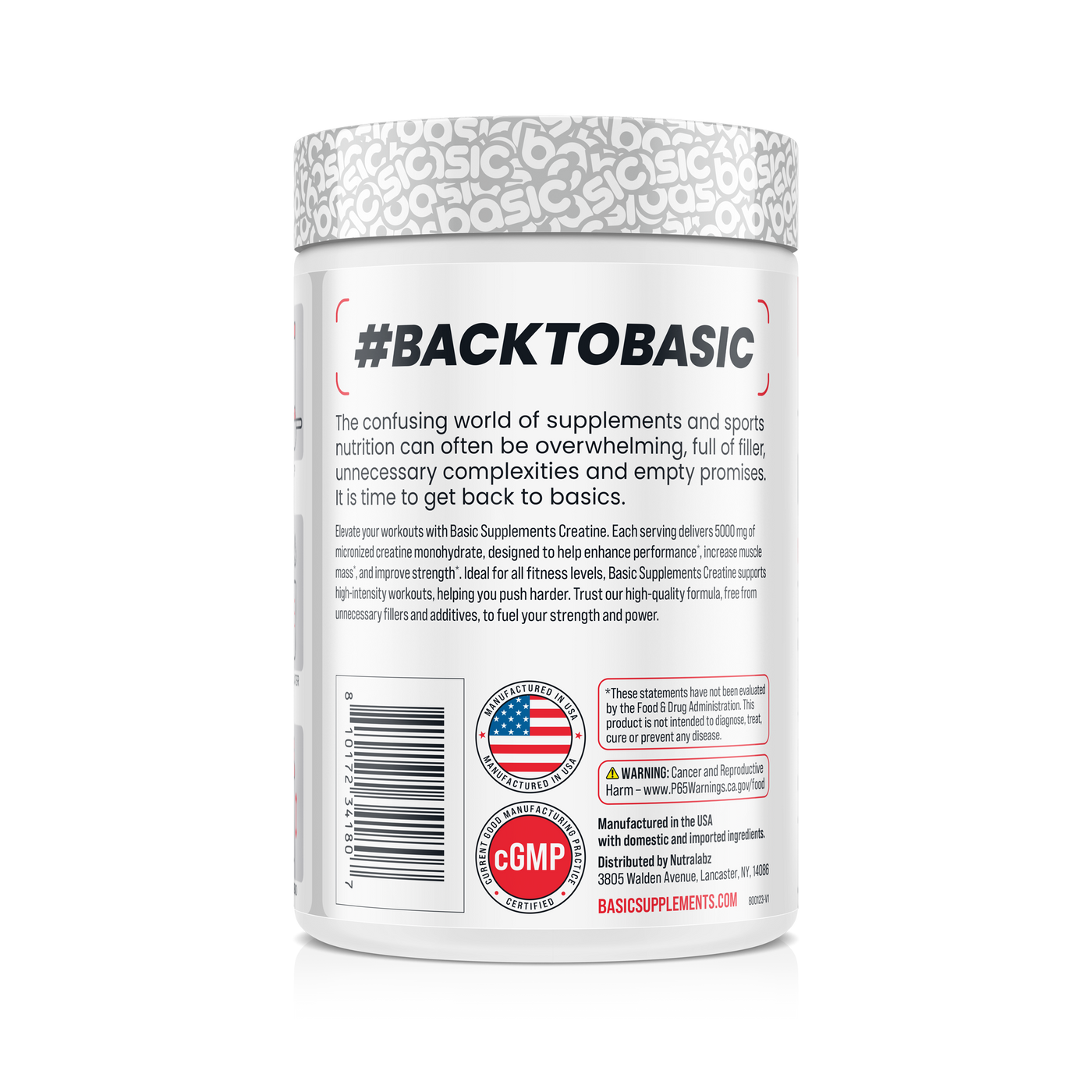 Top Creatine Supplement for Energy & Strength | Basic Supplements
