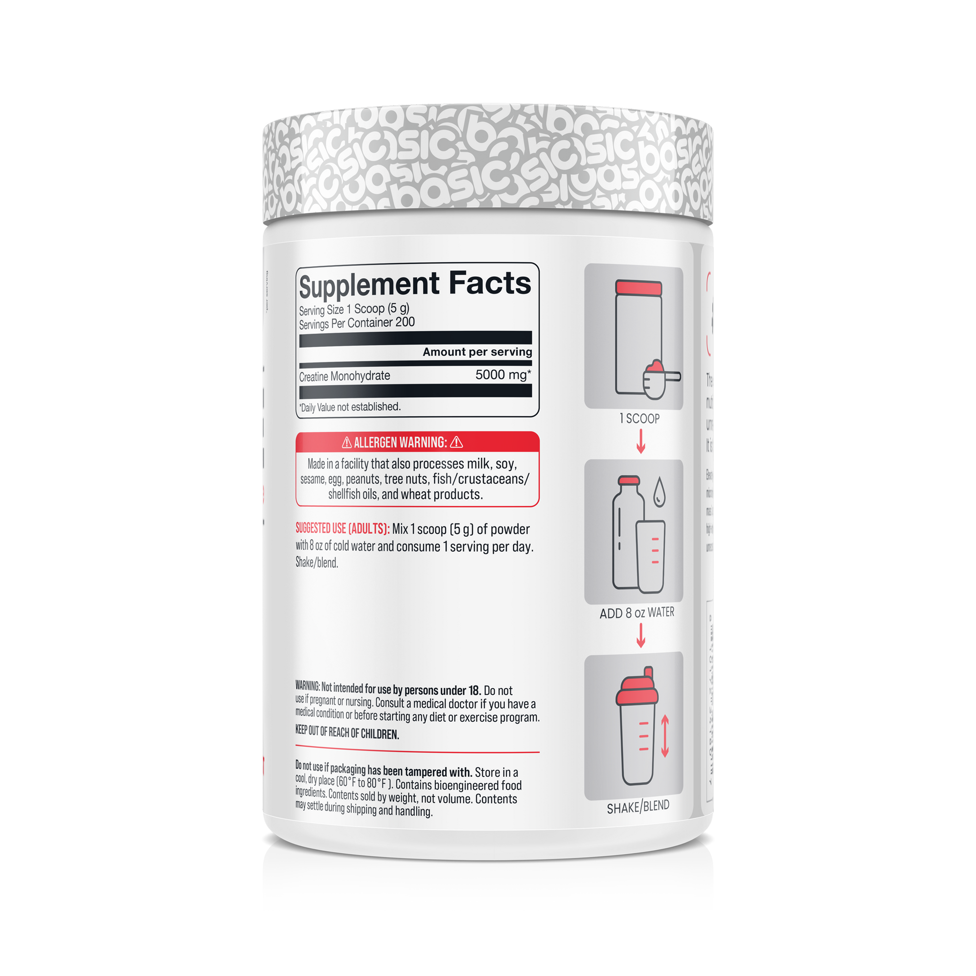 Top Creatine Supplement for Energy & Strength | Basic Supplements