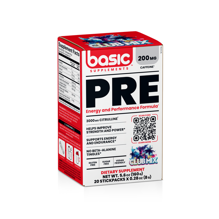 Pre Basic Basic Pre-Workout — Basic Supplements