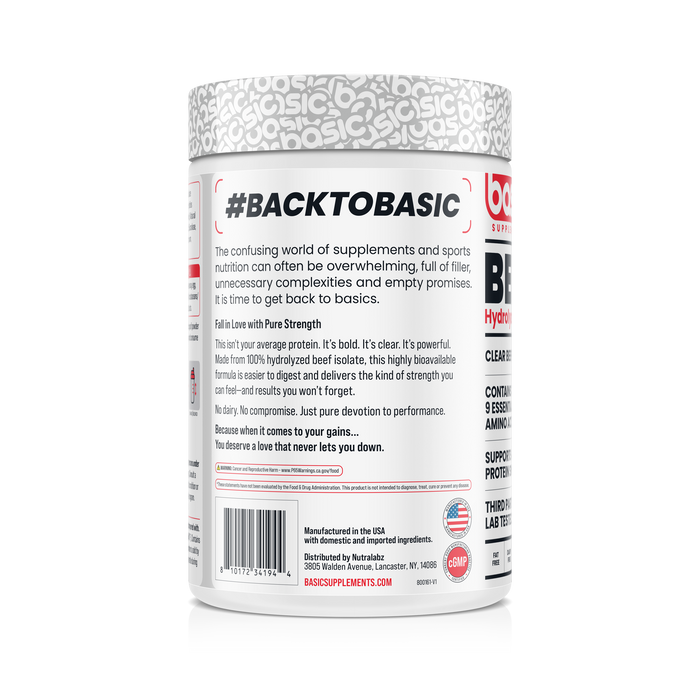 Basic Hydrolyzed Beef Isolate - Cherry Cola 