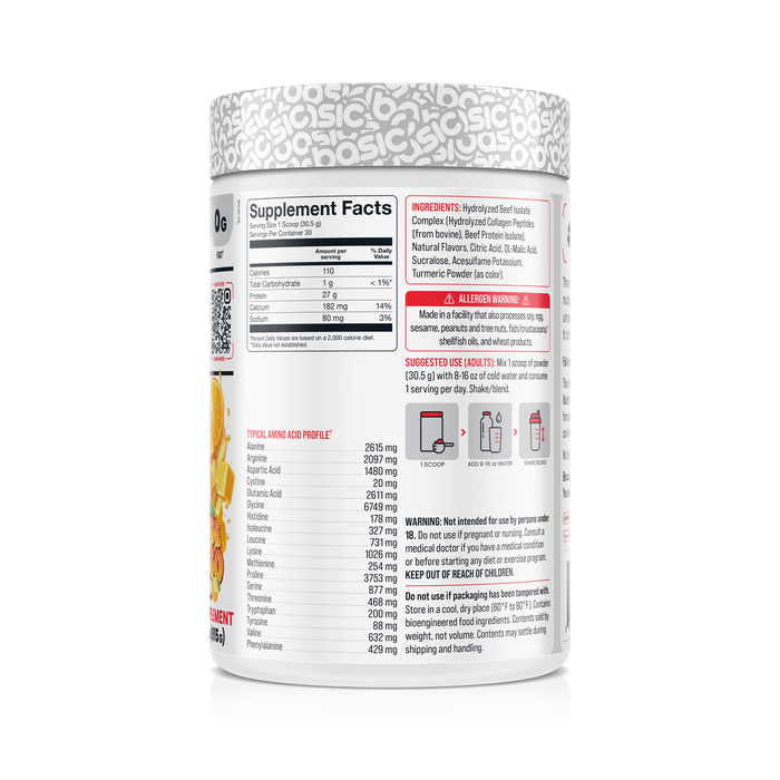 Basic Hydrolyzed Beef Isolate - Orange Mango 