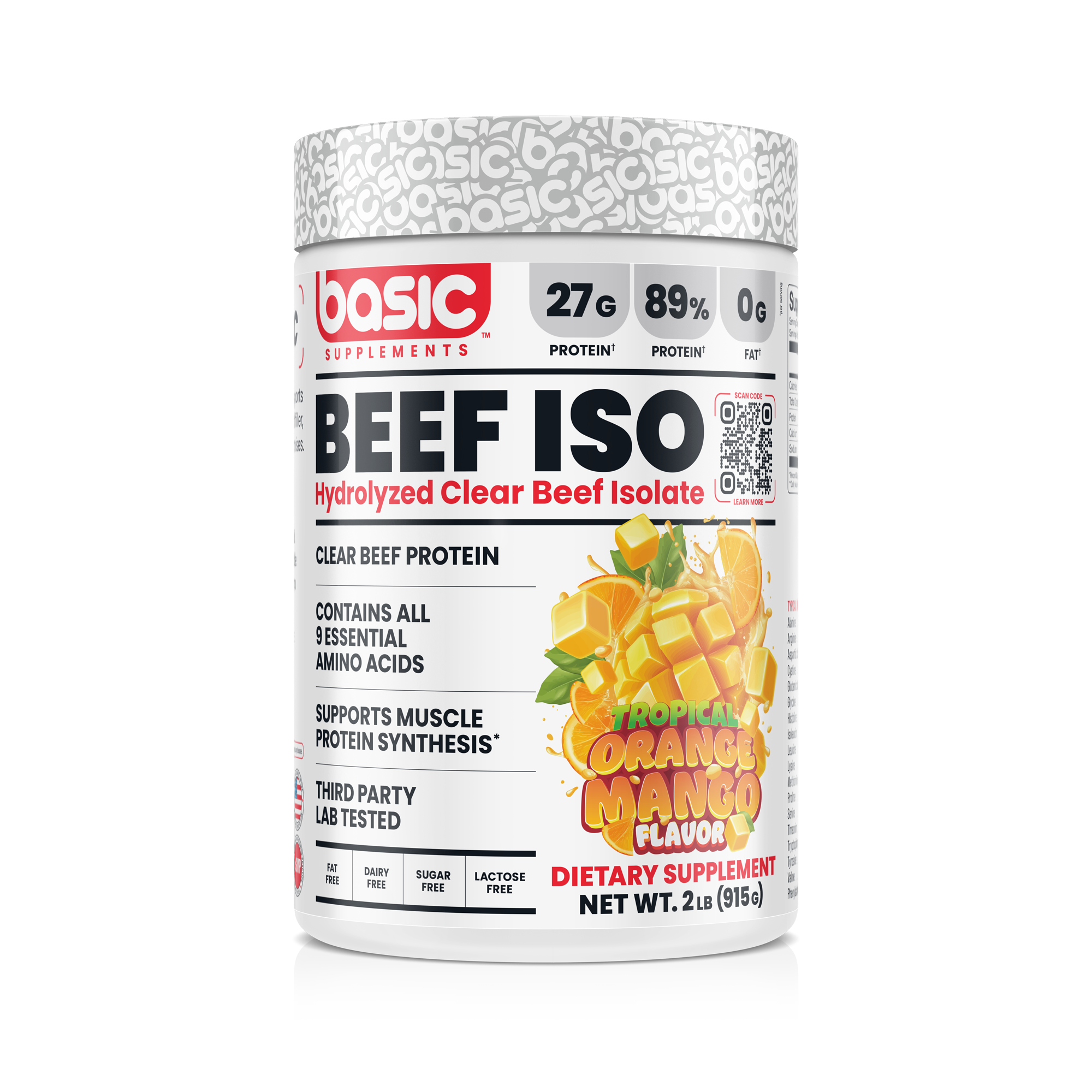 Basic Hydrolyzed Beef Isolate - Orange Mango