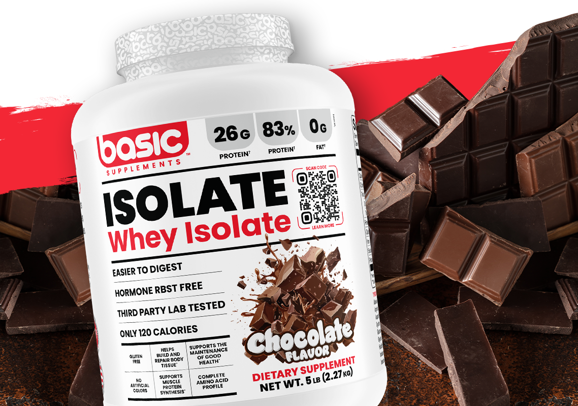 Isolate Inj Chocolate Basic Isolate for Protein Boost | Basic Supplements