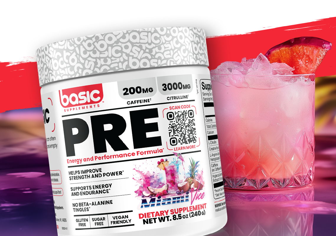 Miami Vice Basic Pre Workout - Basic Supplements