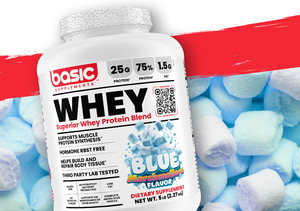 Blue Marshmallow Basic Whey - Basic Supplements