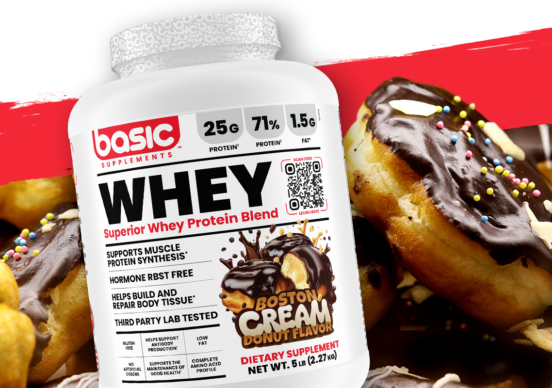 Boston Cream Donut Basic Whey - Basic Supplements